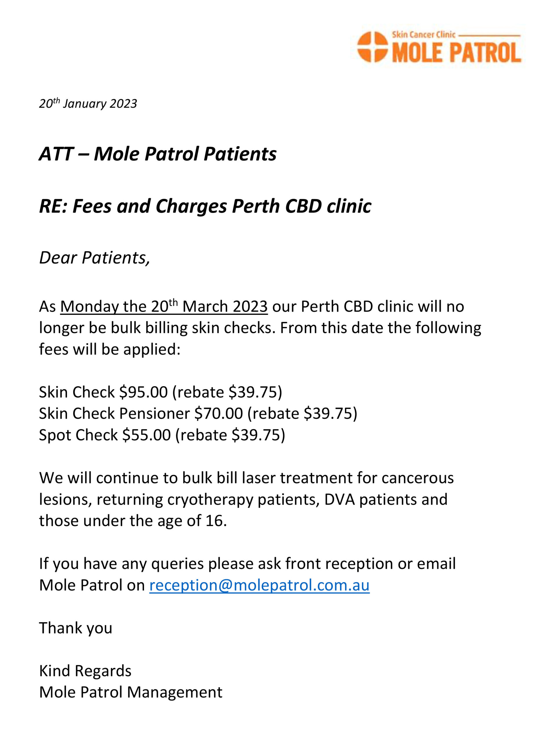 Home Mole Patrol Skin Check Perth 